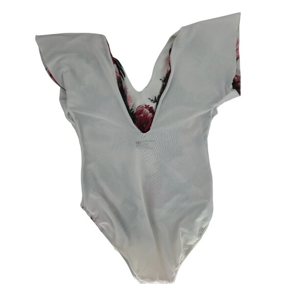 Albion Swimsuit One-Piece Desert Rose Cape Feminine Floral Sexy Modest Beach Sun - Picture 7 of 15